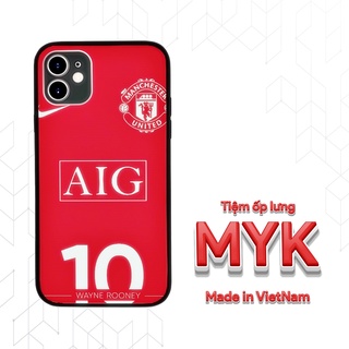 Ốp lưng số áo 10 của Wayne Rooney CLB Manchester United cho Iphone 5 6 7 8 Plus 11 12 Pro Max X Xr FOO20210210