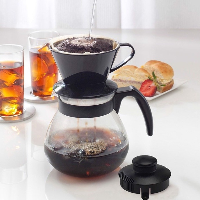 Bộ Pha Cà Phê Hario Teco Dripper 2-4 Cups 1 Lít TCD-100