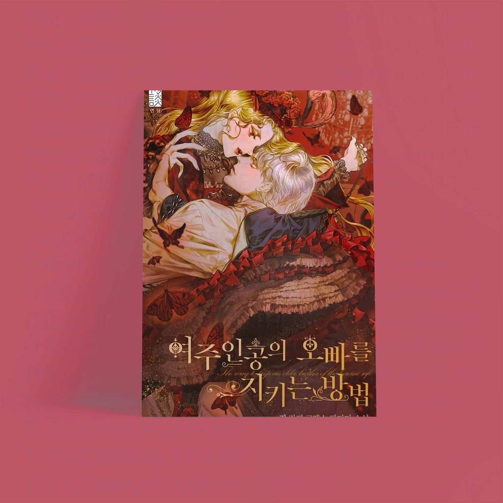 (NHIỀU MẪU) Tấm Postcard cao cấp giấy 260gsm in hình CÁCH ĐỂ CỨU RỖI ANH TRAI NỮ CHÍNH manhwa ảnh đẹp mẫu