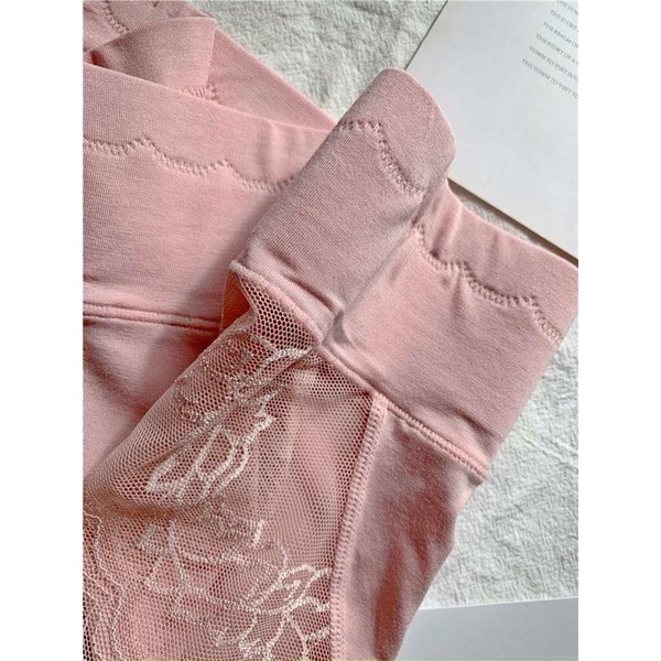 (QLW11) Quần Lót Nữ Phối Ren Cạp cao Gen Bụng - Quần chip nữ cotton phối ren Freesize 40-60kg