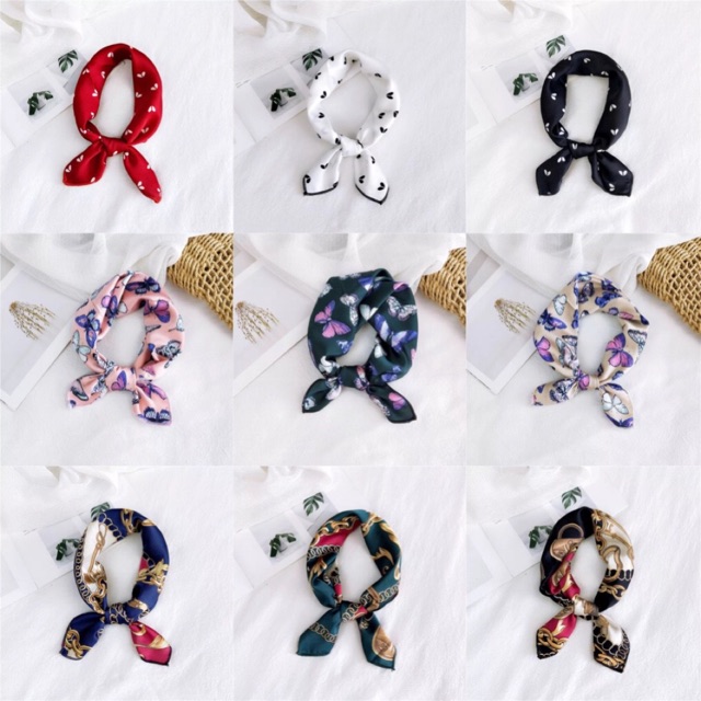 Khăn turban vuông cột đầu size 50x50cm - Maben