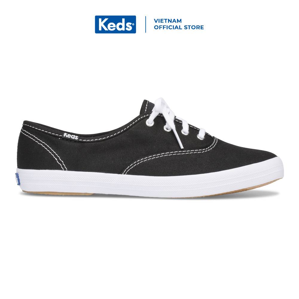 Giày Keds Nữ - Champion Black - KD034100