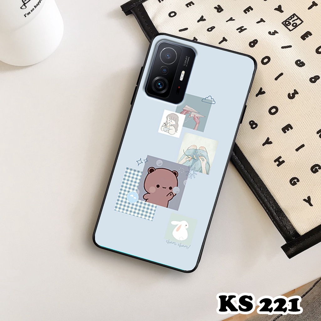 Ốp lưng Xiaomi Mi 11 5G - Xiaomi Mi 11T 5G - Xiaomi Mi 11T Pro 5G - Ốp in hình thỏ con dễ thương - Lưng nhám Viền TPU
