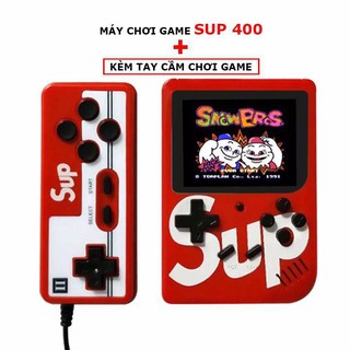 Máy Chơi Game Cầm Tay Mini Sup Hot Trend - 400 game in 1 Kèm Tay Cầm Chơi Game 2 Người
