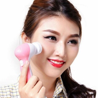 Máy rửa mặt và đánh kem nền 4D Clean Pop 5 in 1.
