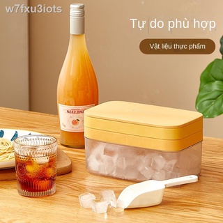 [ Giá SIÊU RẺ ]✹Khuôn làm đá viên silicone khay hộp đựng đồ gia dụng có nắp đậy thực phẩm nhỏ cấp đông lạnh tạo tác cụ m