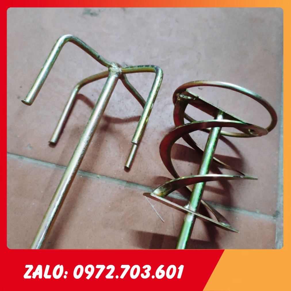 Que nguấy sơn / khuấy sơn mỏ neo, dài 50cm, lắp máy khoan bê tông