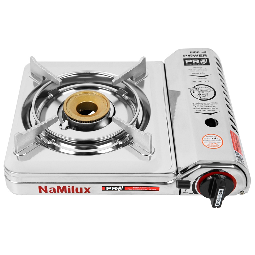 bếp gas Namilux INOX