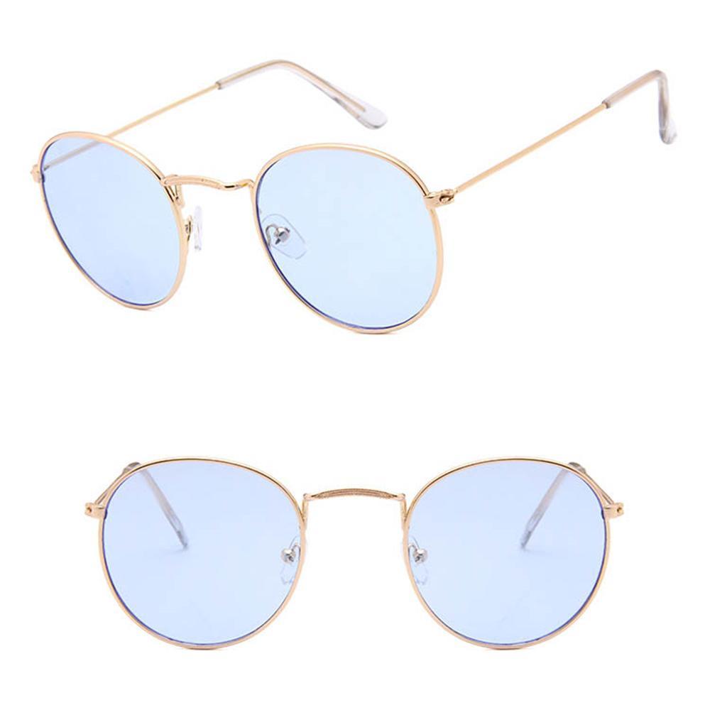 Kính Mát Gọng Kim Loại Phong Cách Vintage