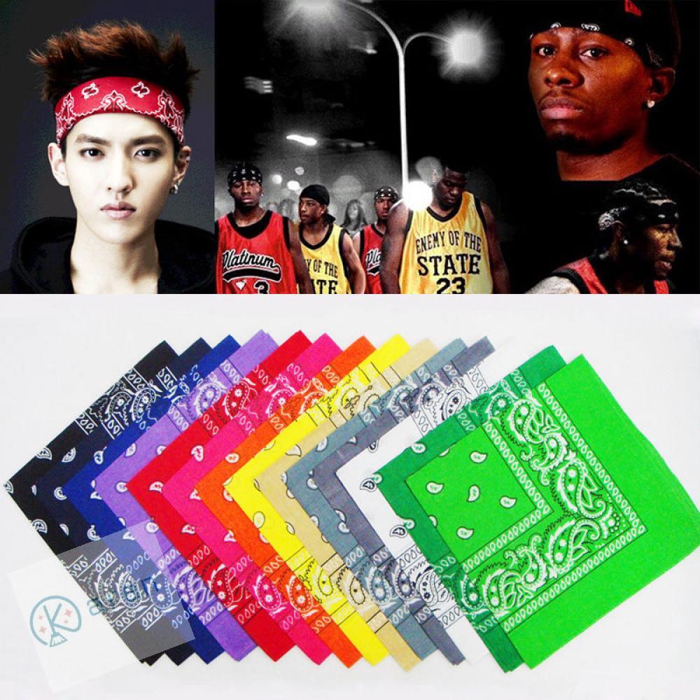Khăn quấn đầu Bandana vải cotton thời trang cho nam