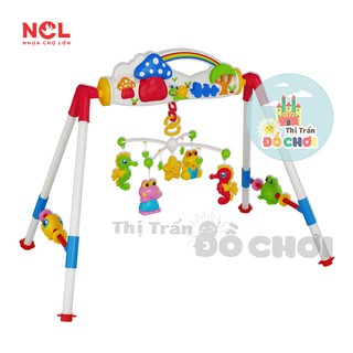 Đồ chơi cho bé sơ sinh kệ chữ A có nhạc đèn bằng nhựa an toàn (hàng Việt Nam) - Thị trấn đồ chơi