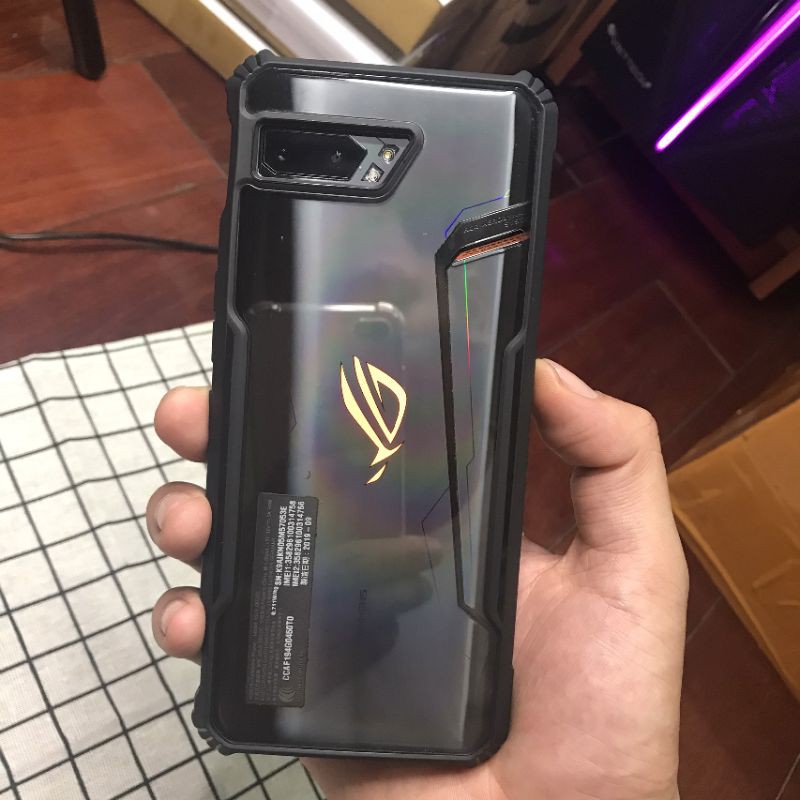 Ốp Lưng TPU Mặt Lưng Trong Asus Rog Phone 2 Chống Sốc Chống Va Đập