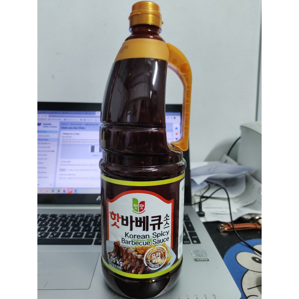 Sốt ướp BBQ cay hàn quốc 2.05kg - 핫 바베큐 소스