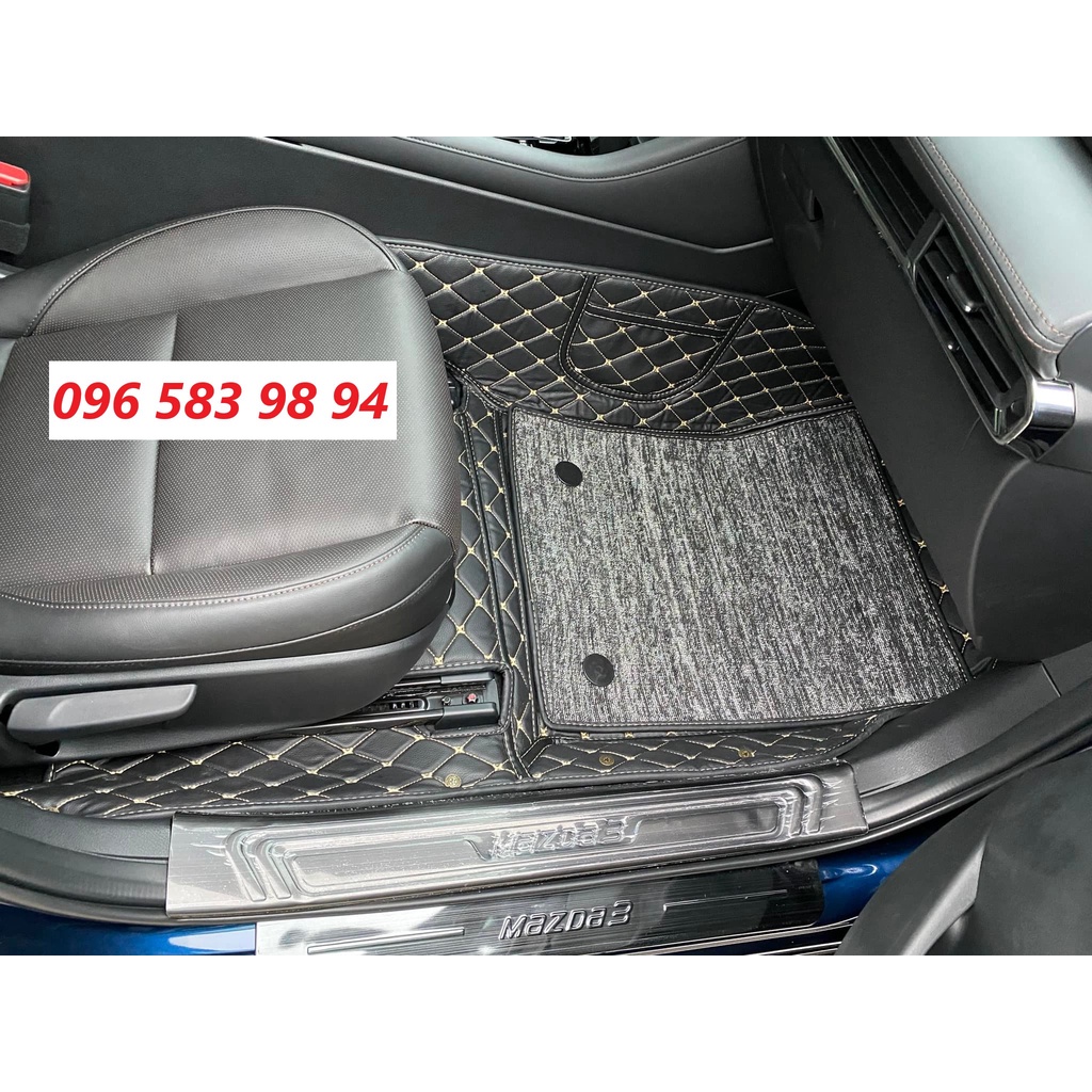 Thảm lót sàn ô tô 5D 6D Mazda CX5 2013-2022 da PU cao cấp, không mùi, giảm tiếng ồn, chống nước 100%_Thamtot90