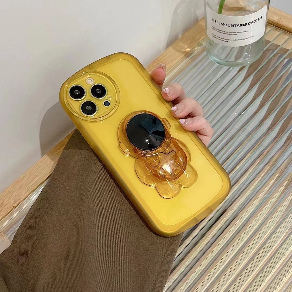 Ốp Điện Thoại Hình Phi Hành Gia Cho OPPO A57 4G 2022 A96 A76 A53 A35 A33 A16 A54S A16K A16E A15 A15S A12 A9 A7 A5S A5