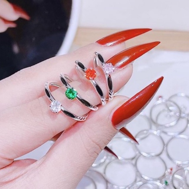 Nhẫn bạc lv MAINOMI siêu hot hit, may mắn tài lộc xua đuổi vận đen