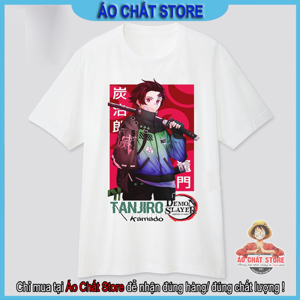 Áo thun Kimetsu no Yaiba Siêu Đẹp | Áo Kimetsu Tanjirou Giyuu Nezuko Zenitsu Shinobu đẹp KY10