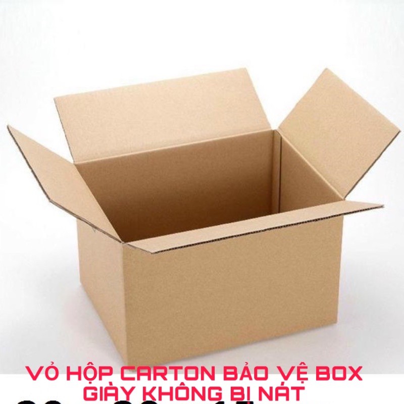 Vỏ hộp carton bảo vệ box giày không bị nát do quá trình vận chuyển