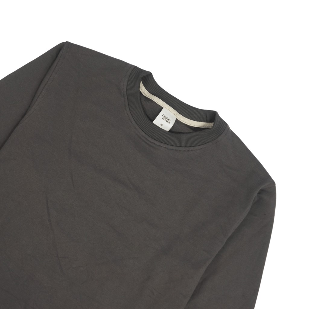 Sweter - DARK xám cơ bản | Áo hoodie trơn cổ tròn thời trang trẻ trung cá tính | | BigBuy360 - bigbuy360.vn