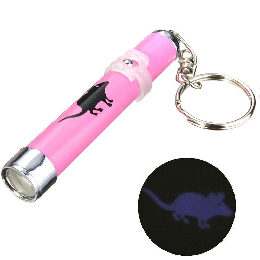 Gậy Đồ Chơi Chiếu Tia Laser Hình Hoạt Họa Vui Nhộn Cho Mèo Cưng