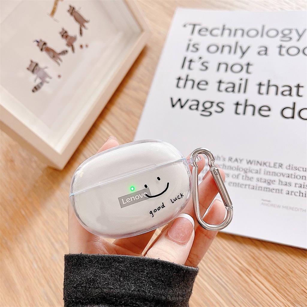 Vỏ Bọc Silicone In Họa Tiết Dành Cho Hộp Sạc Tai Nghe Lenovo LP5