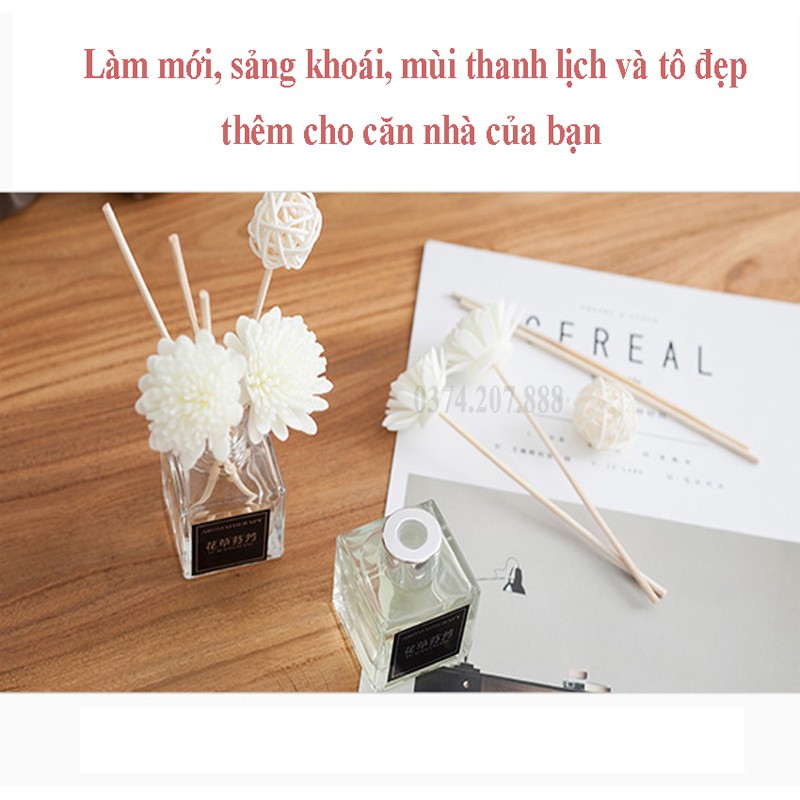 Tinh Dầu Thơm Phòng Để Bàn Kèm Que Khuếch Tán Hương Thơm Tự Nhiên PAPAA.HOME