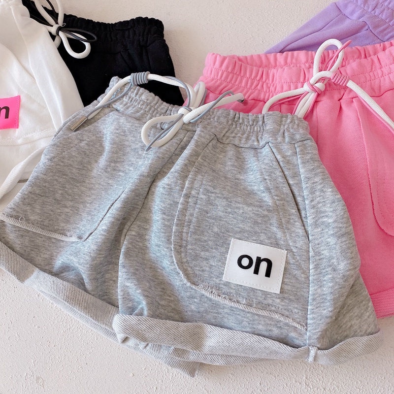 Quần Short Cotton Mỏng Dáng Rộng Thời Trang Mùa Hè Phong Cách Hàn Quốc Cho Bé Gái