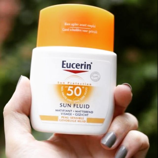 Kem chống nắng Eucerin Sun Fluid Mattifying SPF 50+ CHÍNH HÃNG