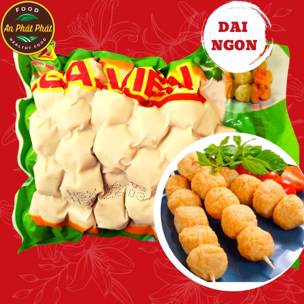 (quán ăn) Cá Viên Huỳnh Nguyễn 500g, giòn dai, tiết kiệm, ngon hơn khi dùng cá viên chiên, thơm ngon đậm vị An Phát Phát