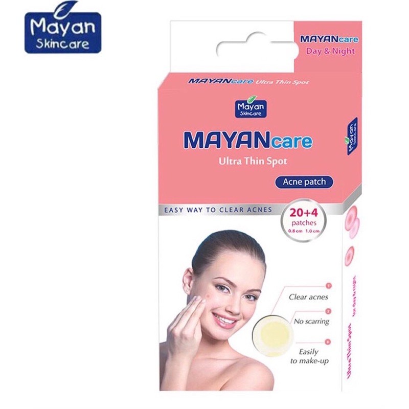 MIẾNG DÁN MỤN MAYAN CARE 0.8