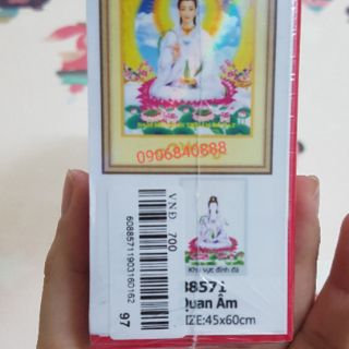 Tranh đính đá phật quan âm