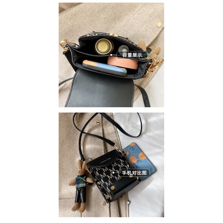 Túi Đeo Chéo Phong Cách Retro Pháp Thanh Lịch Cho Nữ