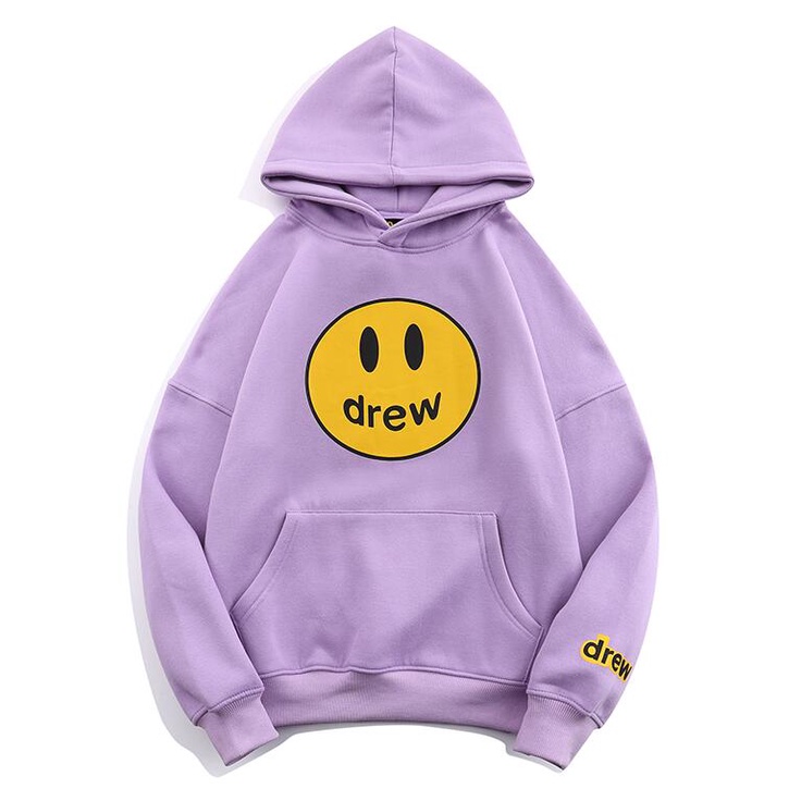 Áo hoodie tay dài họa tiết mặt cười kiểu dáng thời trang dành cho cặp đôi | BigBuy360 - bigbuy360.vn