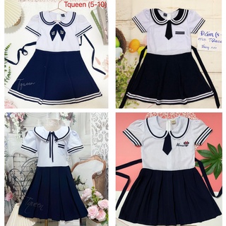 Đầm học sinh bé gái cấp 1 xinh xắn - Quần áo học sinh nữ - 15 mẫu đồng phục học sinh tiểu học - Danangsale