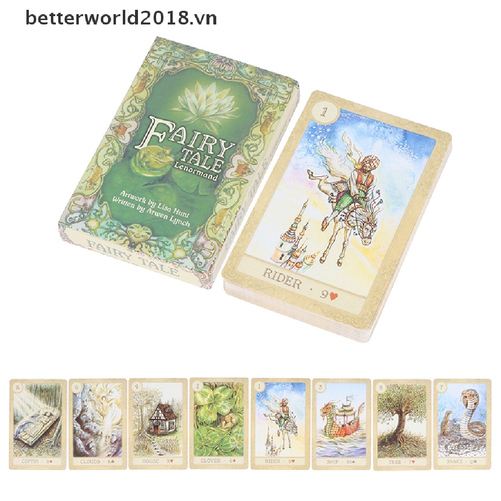 Bộ Thẻ Bài Tarot Fairy Tale Lenormand Oracle 2018