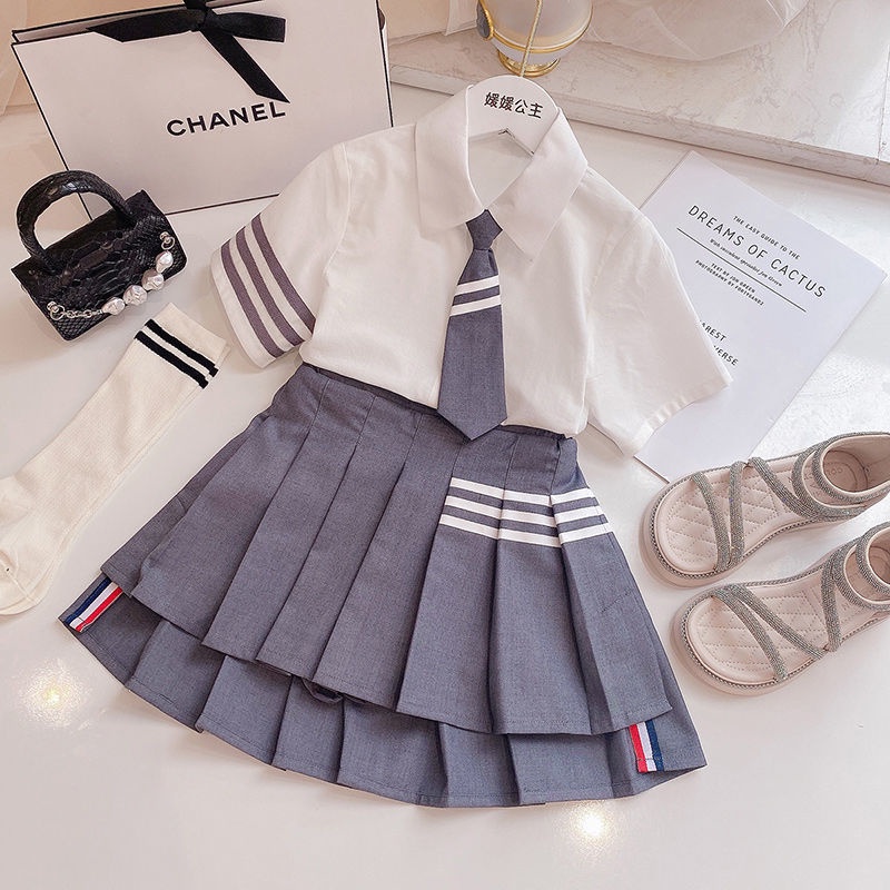 Bộ Áo Cardigan Dệt Kim + Chân Váy Xếp Ly Thời Trang Cho Nữ [Giao Hàng Trong Vòng 15 Ngày]