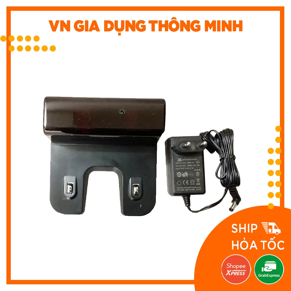 COMBO Dock sạc + Dây sạc thay thế ành cho Robot hút bụi lau nhà Liectroux C30B