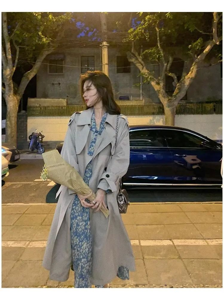 Đầm Hoa Tay Dài Ống Loe Cổ Chữ V Thời Trang Mùa Thu 2021 | BigBuy360 - bigbuy360.vn