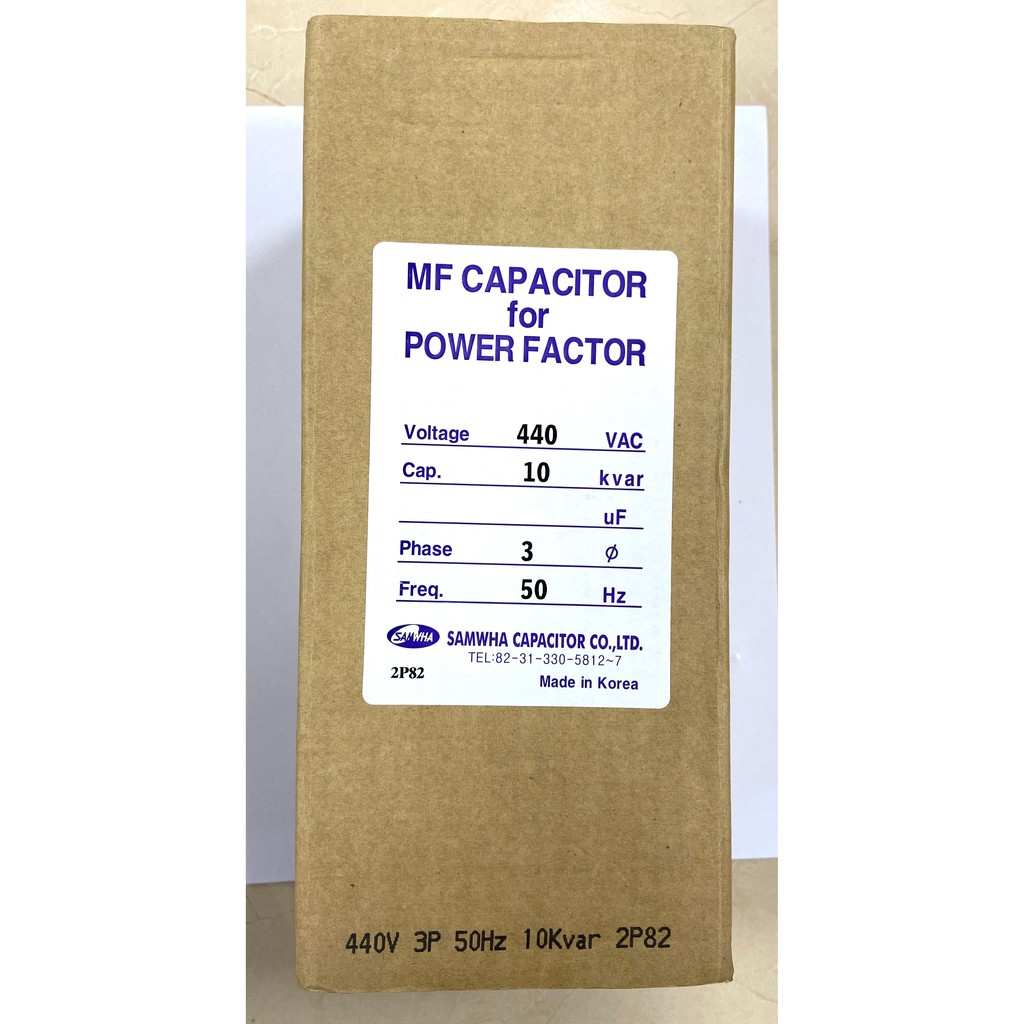 Tụ bù Samwha Tụ Khô 3 Pha Tụ Tròn 10kVAr - 30kVAr
