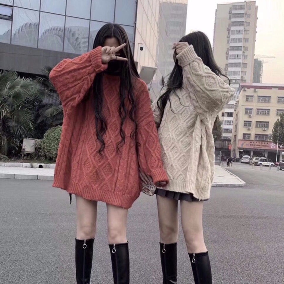 [Hot] Áo Len Nữ Phom Rộng Thời Trang Xu Hướng 2021 76