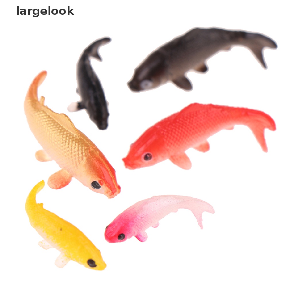 [largelook] 5pcs Dollhouse Miniature Fish carp Doll House Home Ornament Toy For Dollhouse ♨HOT SELL