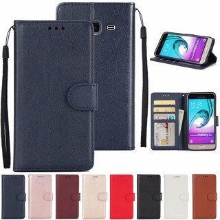 Case Samsung Galaxy J3 J5 J7 A3 A5 A7 2016 J310 J510 J710 A710 A510 A310 Ốp lưng da mềm Filp Leather Phone Case
