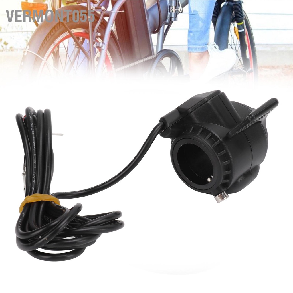 Vermont055 Tay ga điện Thumb bướm Bộ tăng tốc đáp ứng chống mài mòn cho xe đạp