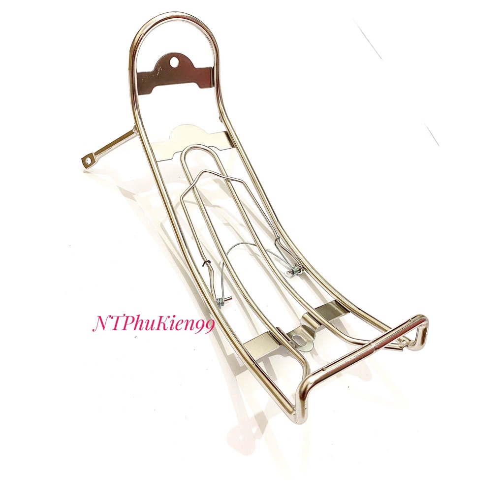 Baga Xuồng Baga Chuối 10 Ly inox Trắng, Titan 7 Màu Wave50cc-100-110 -Đời Xe