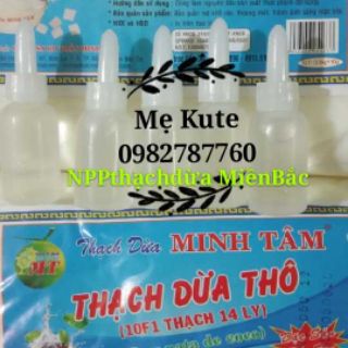 Hương   dừa cho vào thạch dừa thô