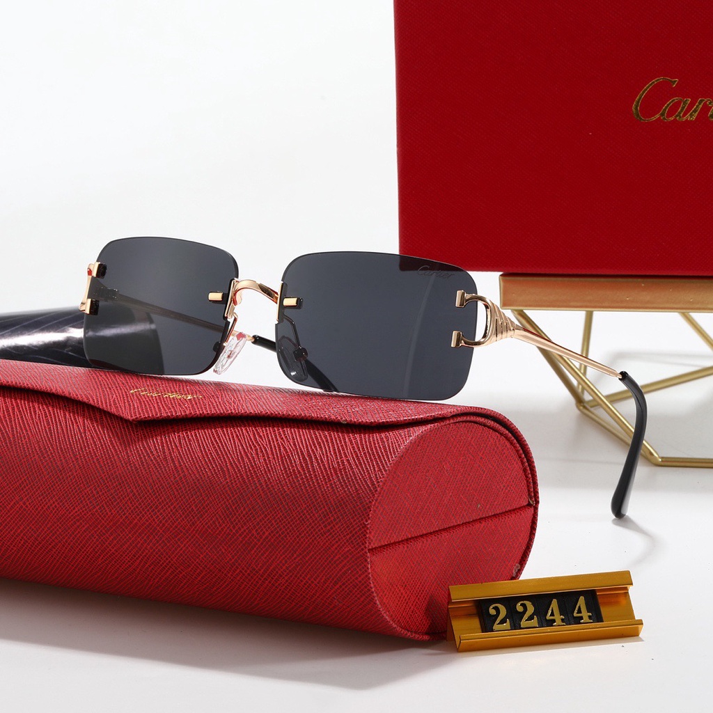 2022 Kính Râm Thời Trang Thiết Kế Thương Hiệu CARTIER Dành Cho Nam Nữ 2244