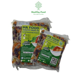 [Túi siêu tiết kiệm] Nui Rau Củ Mix Vị Ngũ Sắc Giảm Cân, Ăn Kiêng, Ăn Chay 500g/1Kg