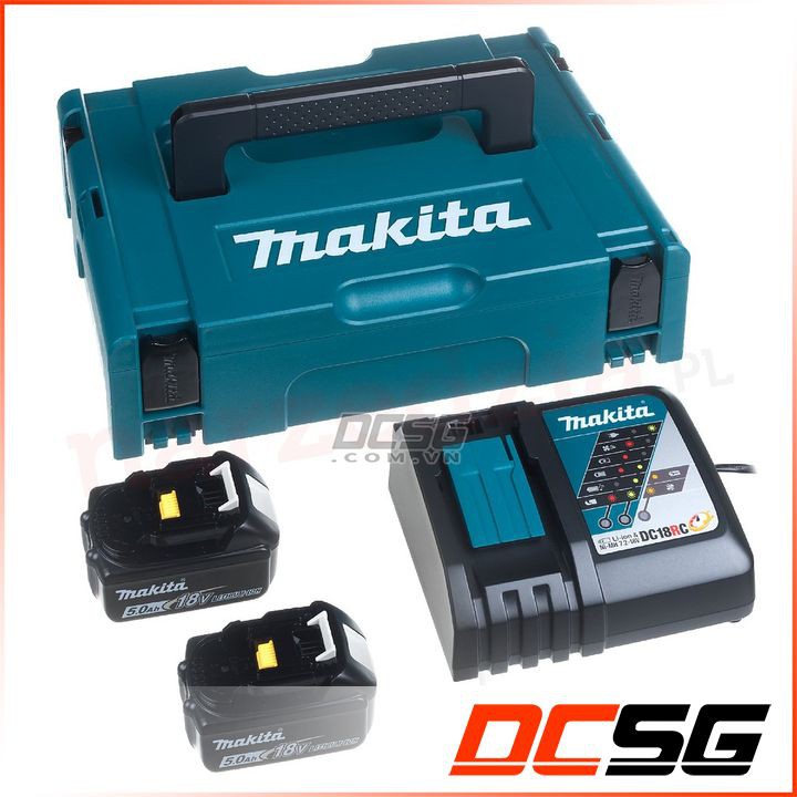 Bộ pin sạc MKP1RT182 (BL1850Bx2 + DC18RC) Makita 197624-2