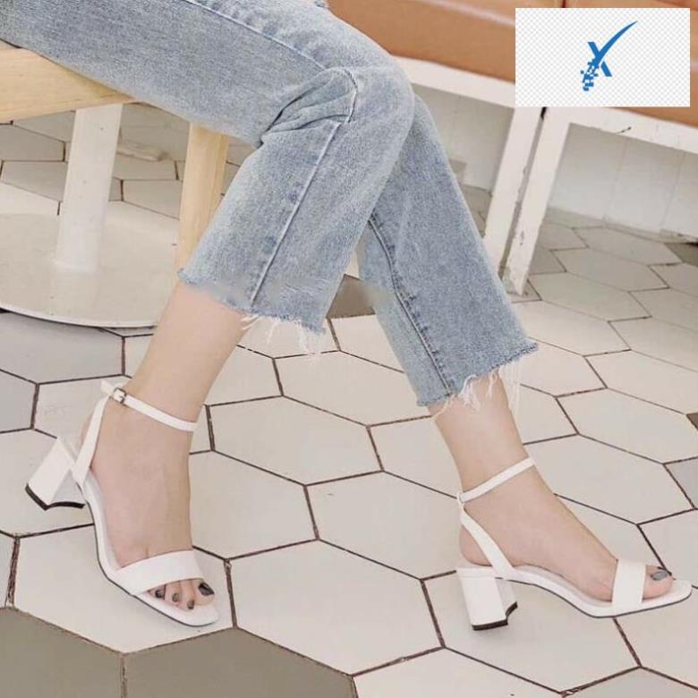 🎁💍 giày cao gót quai ngang big size 40 41 4 43 44 gót vuông 5 phân size lớn ngoại cỡ size đại DTT 🎁💍
