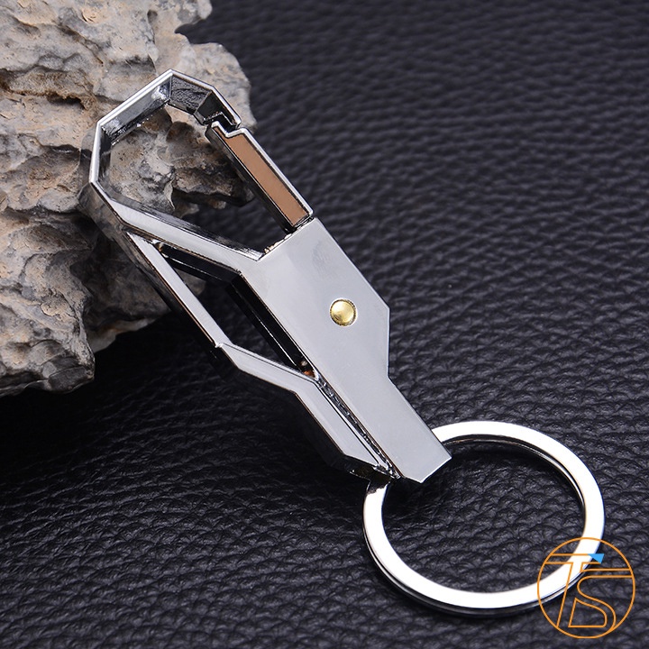 Móc chìa khóa xe máy ô tô bằng thép không rỉ cao cấp - móc khóa đa năng keychain - Quà tặng sinh nhật